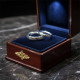 Silver Comfort Fit Wedding Ring Set